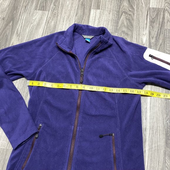 EDDIE BAUER Full Zip Up Collar Long Sleeve Fleece Jacket Women's Size Medium - Picture 10 of 12